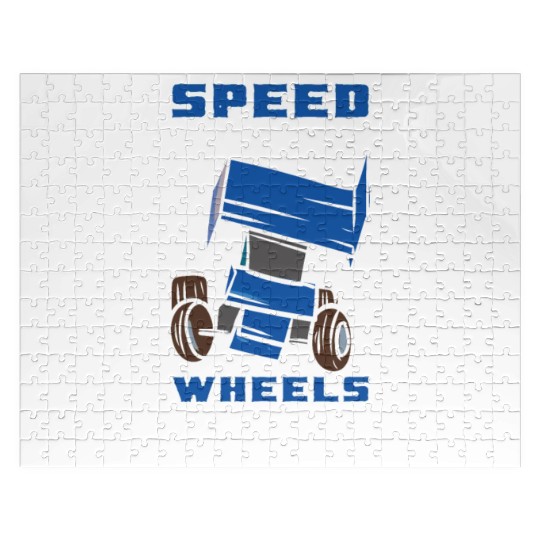 Sprint Car Mom Dirt Track Racing Racing Race Day Jigsaw Puzzles