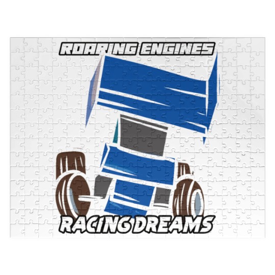 Sprint Car Mom Dirt Track Racing Racing Race Day Jigsaw Puzzles