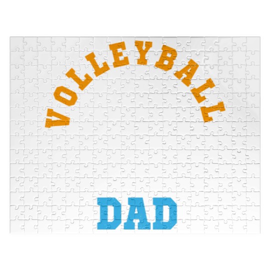 Vintage Volleyball Dad Jigsaw Puzzles