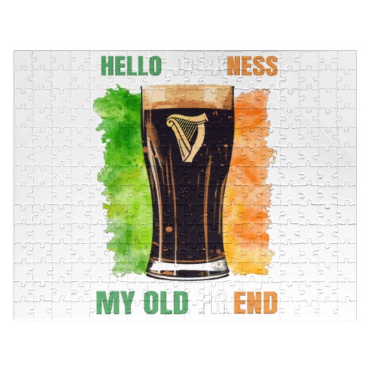 Hello Darkness My Old Friend Irish Stout Jigsaw Puzzles