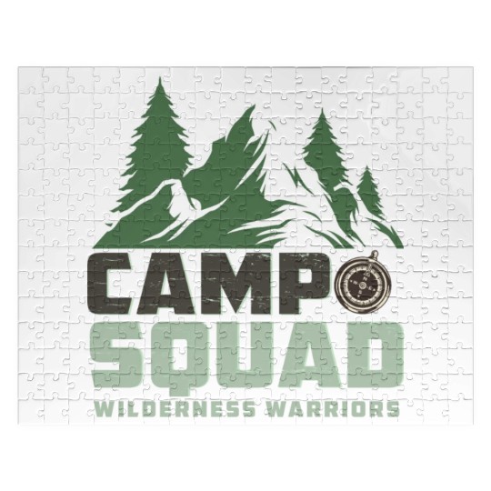 CAMP SQUAD WILDERNESS WARRIORS Jigsaw Puzzles