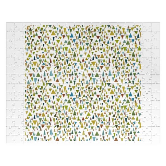 Geometric fantasy in nature colors Jigsaw Puzzles