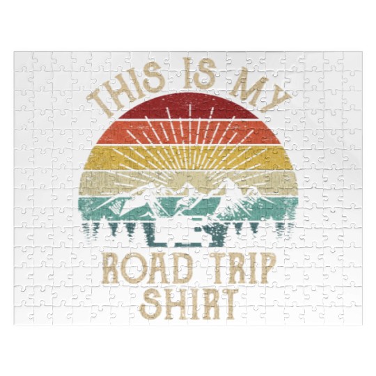 This Is My Road Trip Jigsaw Puzzles RV Vacation Travel