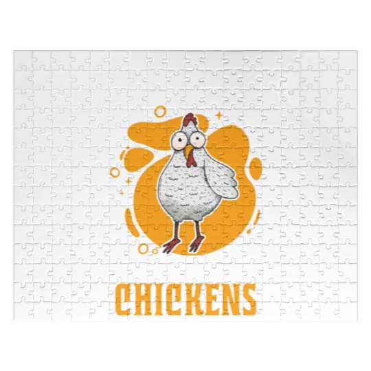 Chickens Chicken Farm Farmer Jigsaw Puzzles