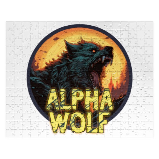 Alpha Wolf Jigsaw Puzzles