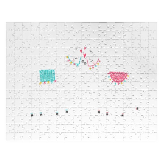 Llama Summer Wedding Anniversary Enet Jigsaw Puzzles