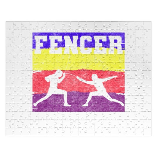Fencing Sport Sport Sport Fencing Sword Fighting Jigsaw Puzzles