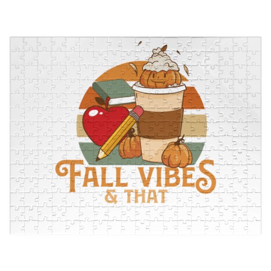 Fall Vibes That Preschool Life Pre K Teacher Jigsaw Puzzles