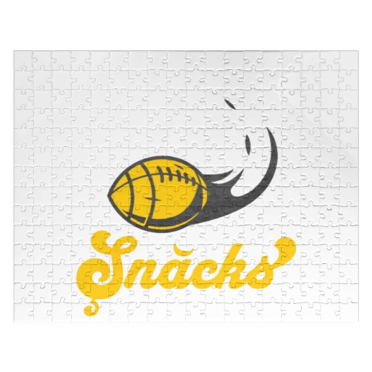 I'm Just Here For The Snacks Fantasy Football Jigsaw Puzzles