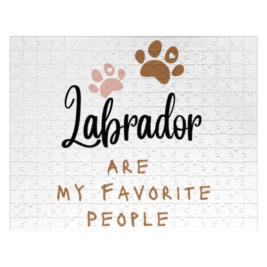 Labrador Retriever Dog Lover Jigsaw Puzzles