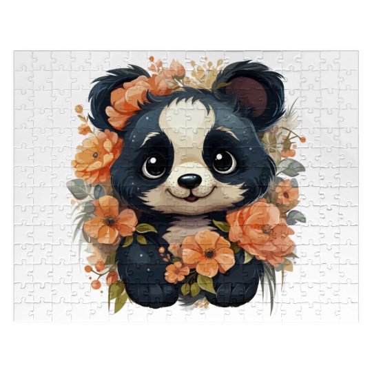Panda Blossom Harmony Jigsaw Puzzles