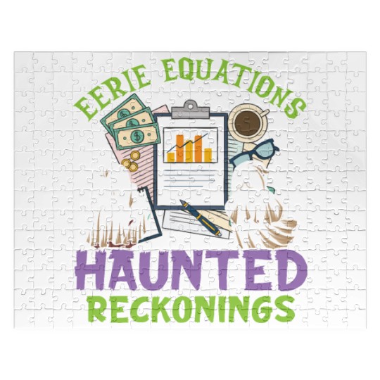 Eerie Equations Haunted Reckonings Halloween Jigsaw Puzzles