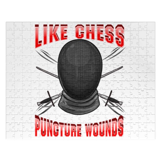 Fencing Like Chess But With Puncture Wounds Athlet Jigsaw Puzzles