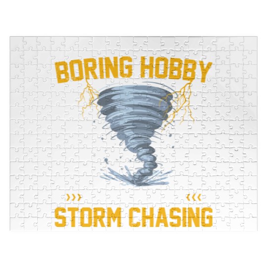 Storm Chaser gift idea | Tornado Meteorologists Jigsaw Puzzles