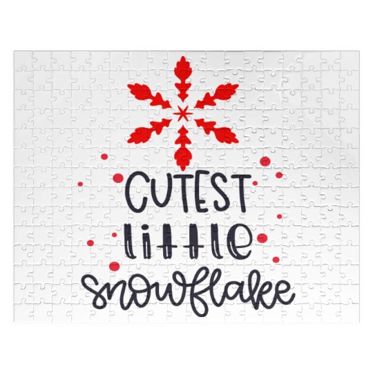 Cutest Snowflake Winter Snow Jigsaw Puzzles