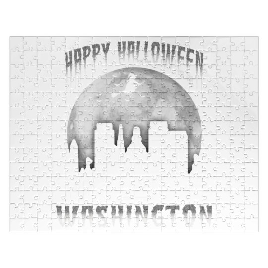 Happy Halloween Washington DC Jigsaw Puzzles