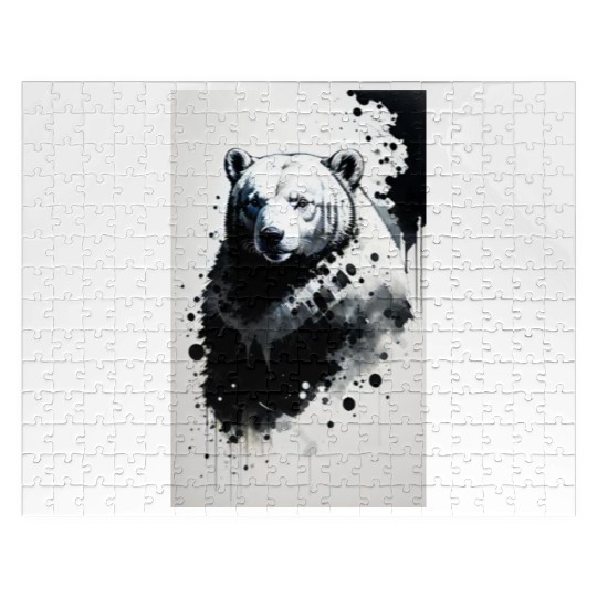 Bear Elegance: Elevate Your Style with Wilderness Jigsaw Puzzles