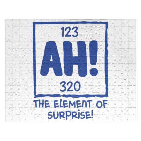 Ah The Element of Surprise Chemistry Science Humor Jigsaw Puzzles
