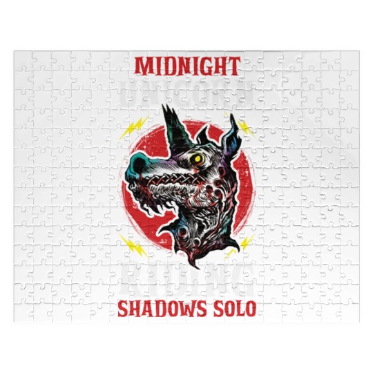 Dark Unicorn Horror Unicorn Midnight Unicorn Dark Jigsaw Puzzles