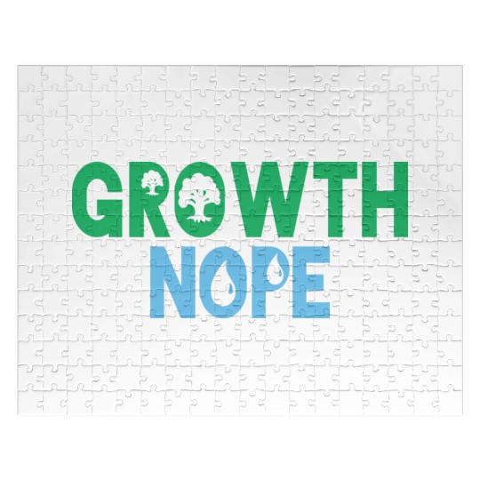 Green Blue Nope Growth Jigsaw Puzzles
