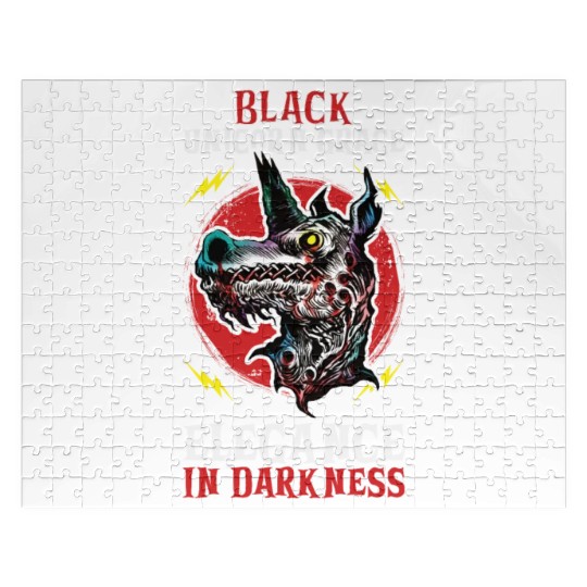 Dark Unicorn Horror Unicorn Midnight Unicorn Dark Jigsaw Puzzles