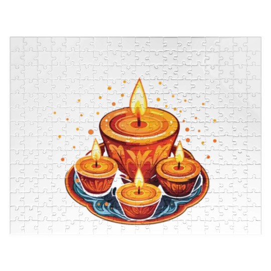 Happy Diwali Diwali Festival Indian Hindu Hinduism Jigsaw Puzzles