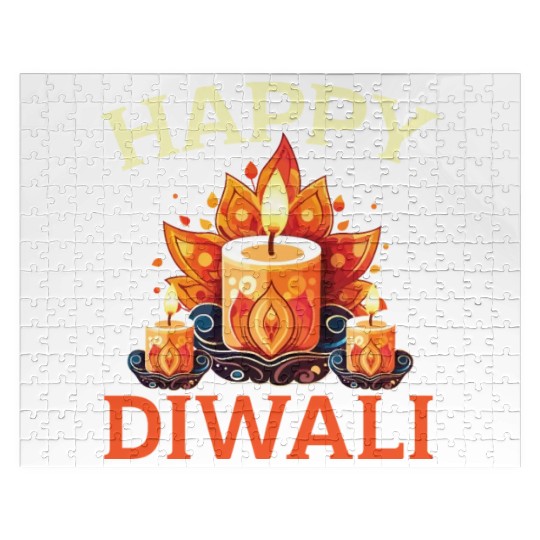 Happy Diwali Diwali Festival Indian Hindu Hinduism Jigsaw Puzzles