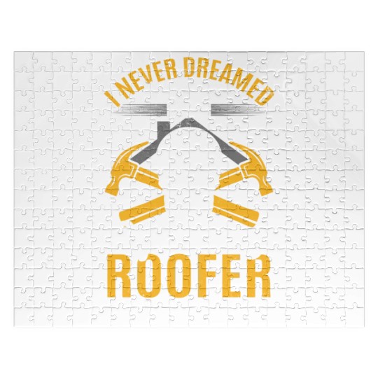 Funny Roofing - I'd Grow Up To Be A Super Sexy Roo Jigsaw Puzzles