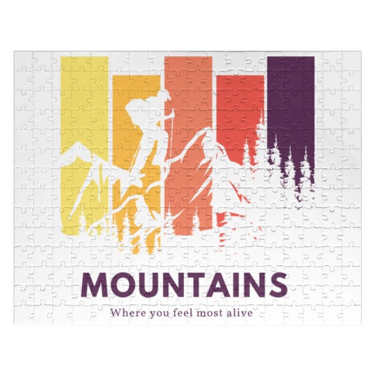Mountains | Hiking | Nature | Adventure Jigsaw Puzzles