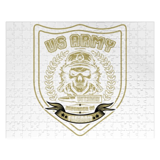 US Army Veteran Defender of Freedom Jigsaw Puzzles