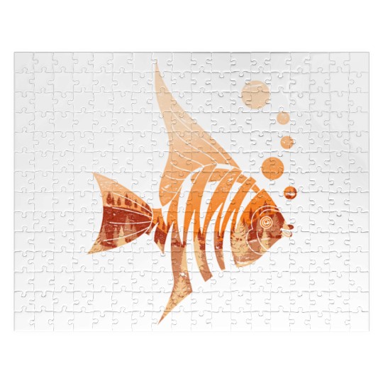 Animal Sunset Nature Fishing Gift Fish Jigsaw Puzzles