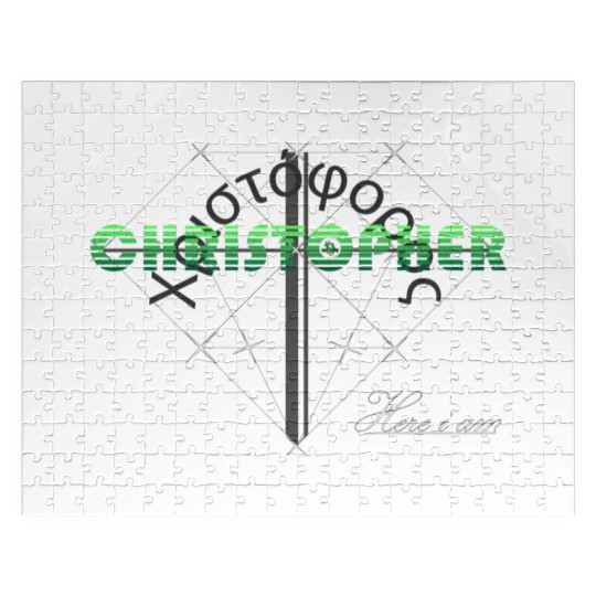 Christopher green design - Greek Origin & bitcoin Jigsaw Puzzles