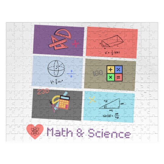 I love math and science Jigsaw Puzzles