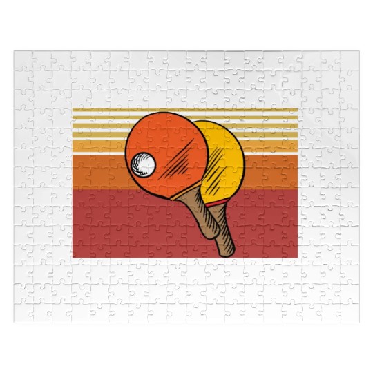 Table Tennis Ping Pong Player Lover Jigsaw Puzzles