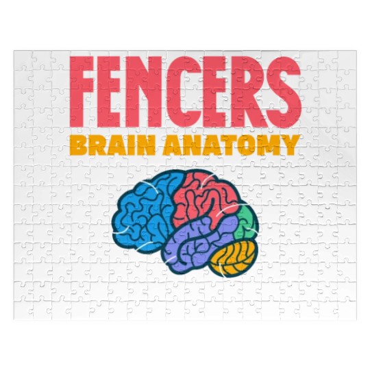 Fencers Brain Anatomy Jigsaw Puzzles