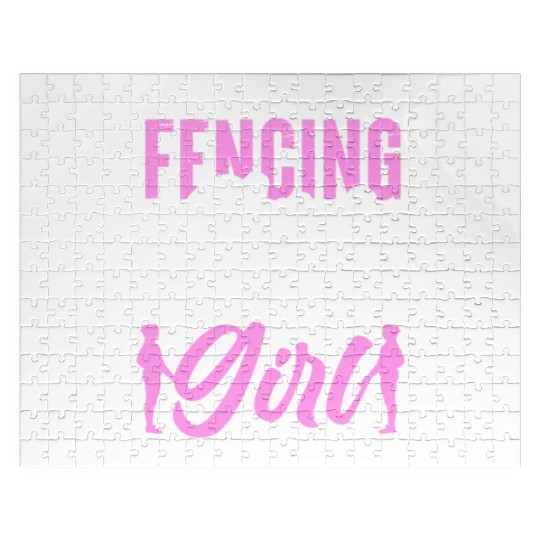 I'm A Fencing Girl Just Like A Normal Girl Jigsaw Puzzles