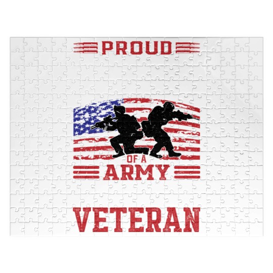 Proud Son Of A Army Vietnam Veteran Jigsaw Puzzles