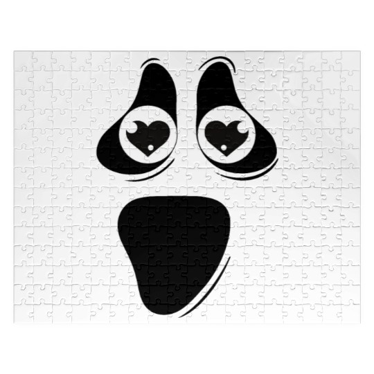 Cute Inlove Ghost Face Jigsaw Puzzles