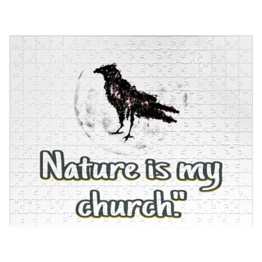 Nature is my church Jigsaw Puzzles