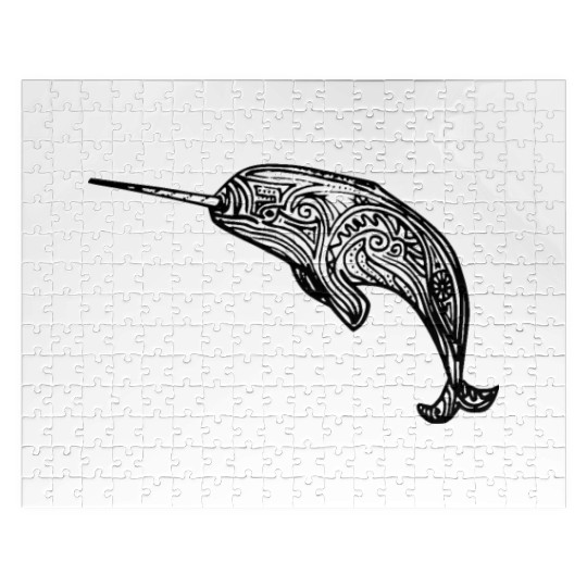 Narwhal Swirl Jigsaw Puzzles
