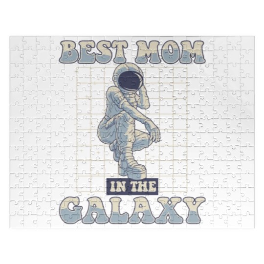 Best Mom In The Galaxy Cosmonaut Astronautical Jigsaw Puzzles