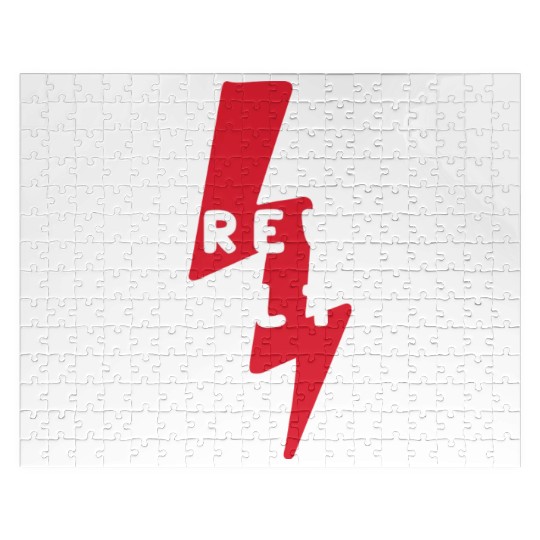 Revolt Lightning Bolt Revolutionary Jigsaw Puzzles