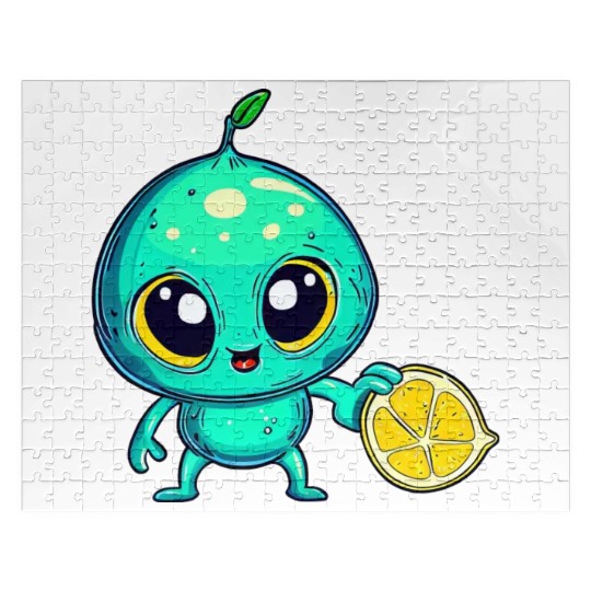 Alien Fruit Magic: Sweet Lemon from Outer Space Jigsaw Puzzles