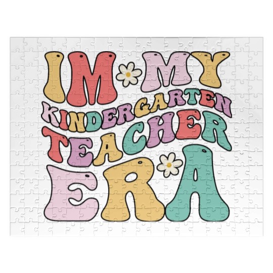 In My Kindergarten Teacher Era Fun Back To School Jigsaw Puzzles