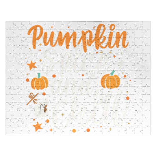 Pumpkin spice and chill halloween gift Jigsaw Puzzles