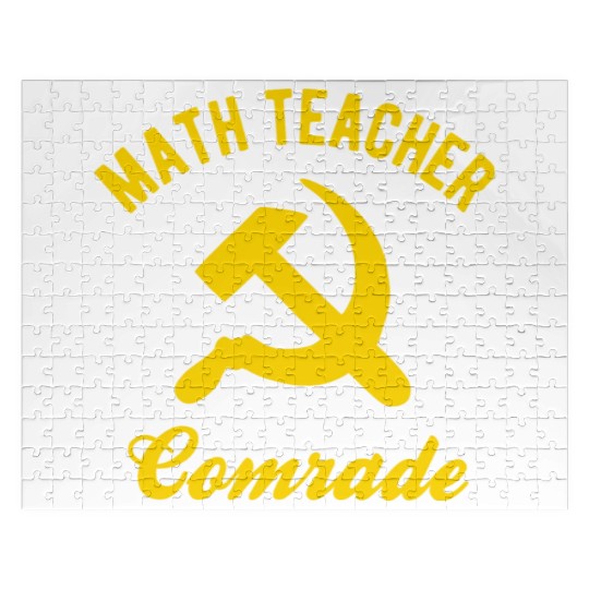 Communist Math Teacher Math Teacher Comrades Jigsaw Puzzles