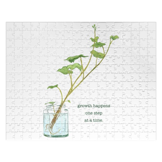 Growth Happens One Step At A Time Jigsaw Puzzles