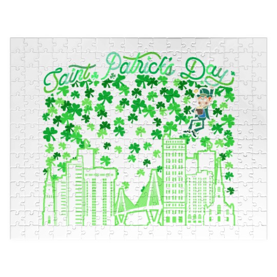 Saint Patrick's Day Charleston South Carolina Jigsaw Puzzles