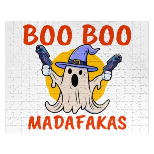 Boo Boo Madafakas , Funny Halloween Ghost Jigsaw Puzzles