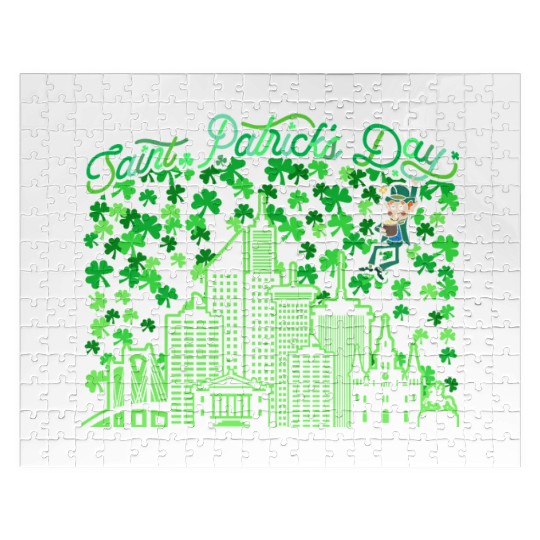 Saint Patrick's Day New Orleans Louisiana Jigsaw Puzzles